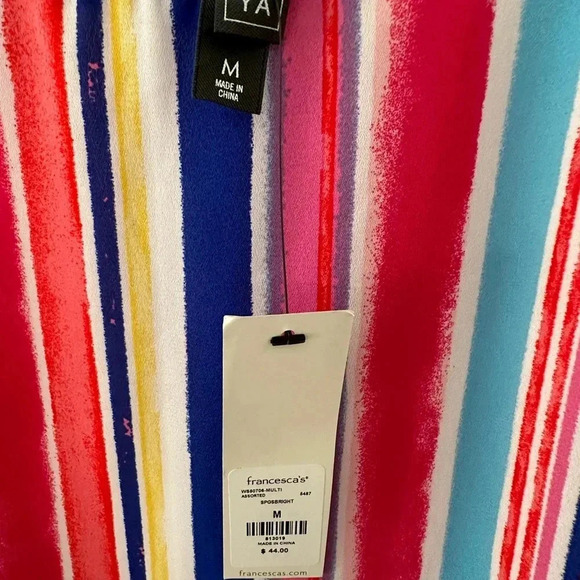 NWT Francescas Sleeveless dress Multicolor sz M - Picture 3 of 6